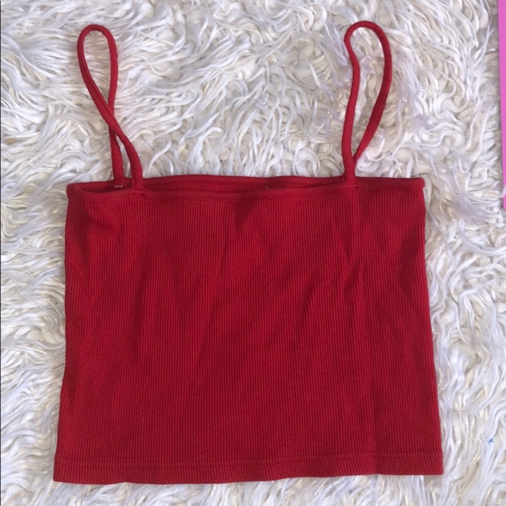 Red Brandy Crop Top